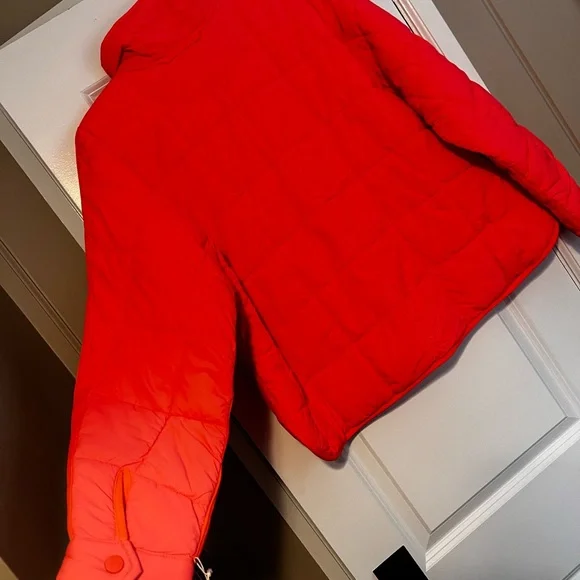 Pippa Neon coral Quilted Jacket free people movement - Picture 3 of 4